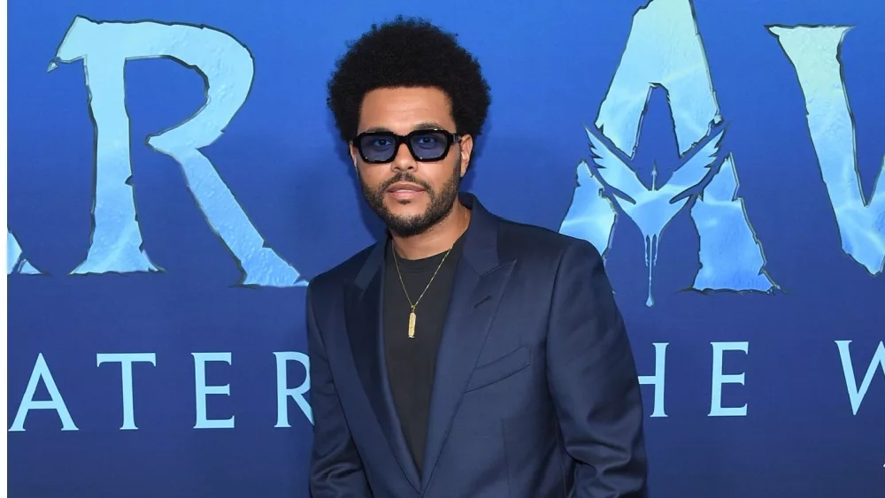 The Weeknd arrives for the ‘Avatar The Way of Water’ Hollywood Premiere on December 12, 2022 in Hollywood, CA