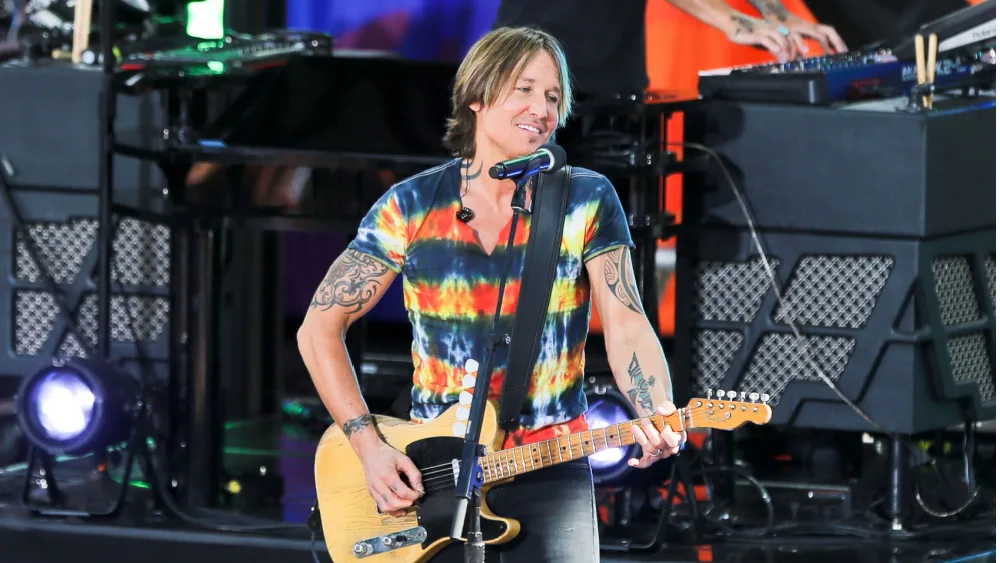 Keith Urban on August 9, 2019 at Rumsey Playfield in New York City.