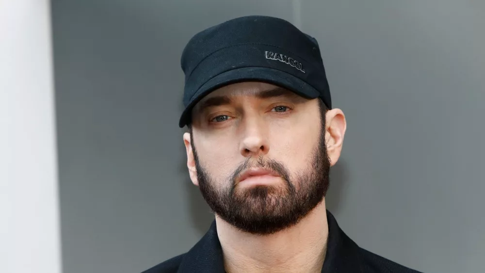 Eminem,at the 50 Cent Star Ceremony on the Hollywood Walk of Fame on January 30, 2019 in Los Angeles, CA