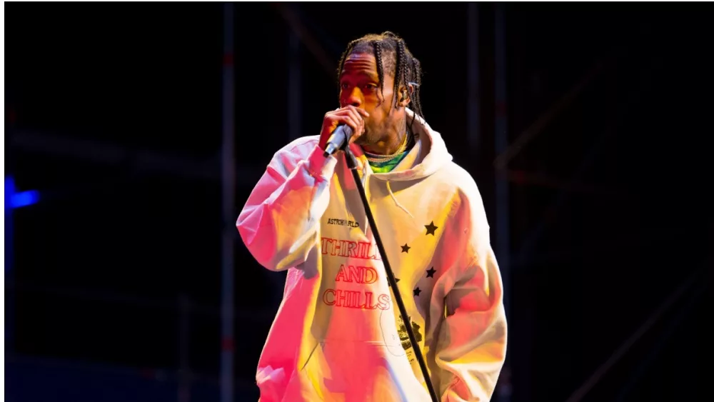 Travis Scott performs in concert at FIB Festival on July 19, 2018 in Benicassim, Spain.