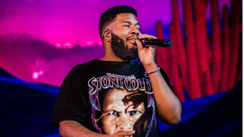 Khalid in concert at the Ziggo Dome, Amsterdam, The Netherlands. at 1 October 2019