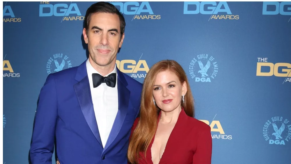 Sacha Baron Cohen, Isla Fisher at the 2019 Directors Guild of America Awards at the Dolby Ballroom on February 2, 2019 in Los Angeles, CA