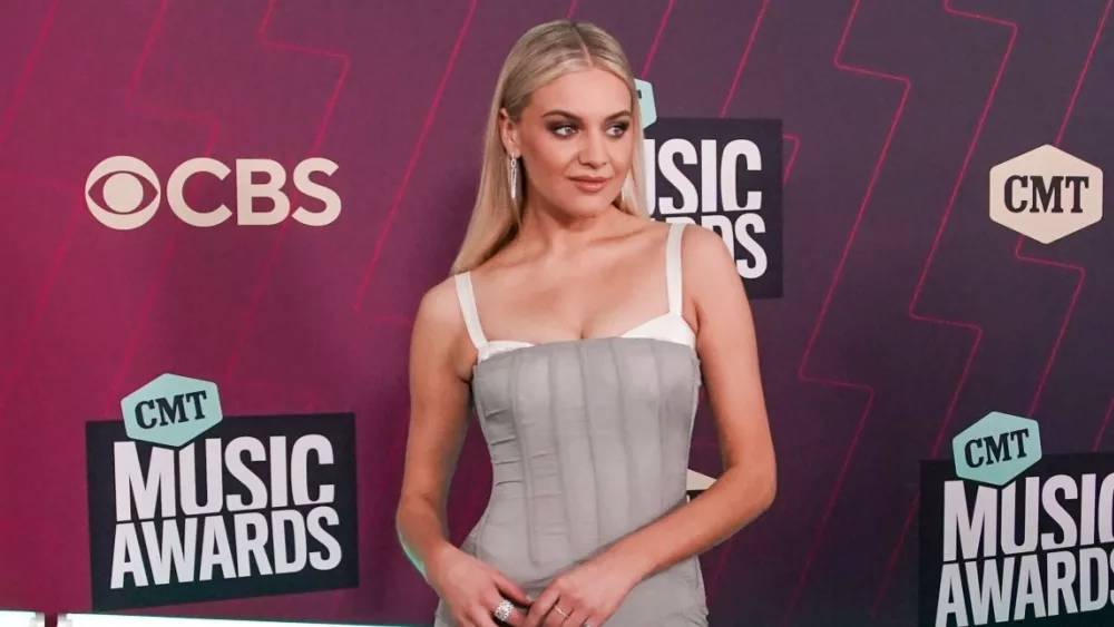 Kelsea Ballerini at the 2023 CMT Music Awards at Moody Center on April 2, 2023 in Austin, Texas.