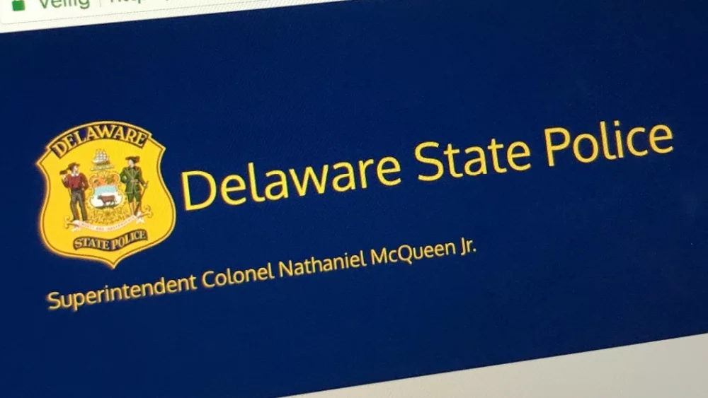 Dover, Delaware, United Stated - May 28, 2018: Website of The Delaware State Police (DSP), U.S.A.