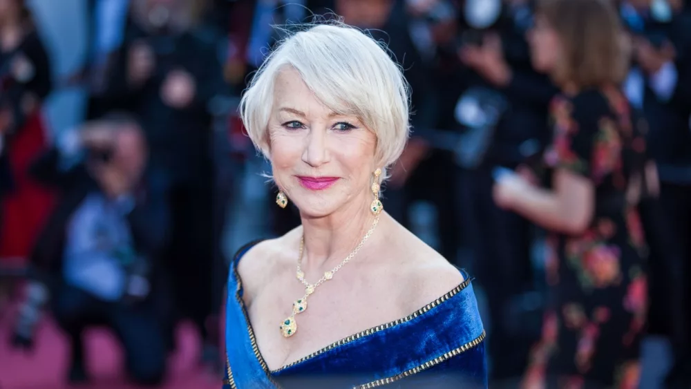 Helen Mirren during the 71st annual Cannes Film Festival CANNES, FRANCE - MAY 12, 2018