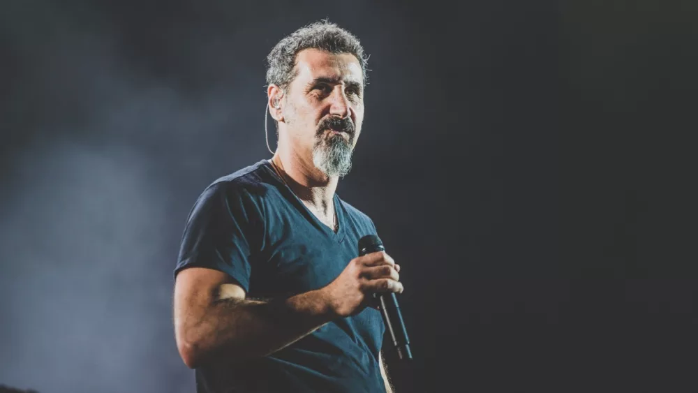 Serj Tankin from System Of A Down performs in concert at Rock im Park festival on June 3, 2017 in Nuremberg, Germany