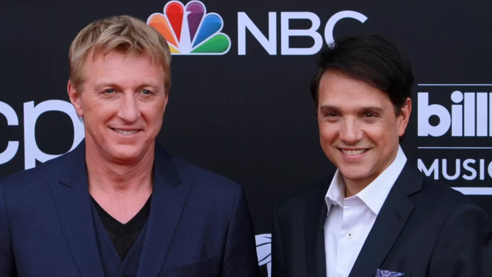 Willian Zabka, Ralph Macchio at the 2019 Billboard Music Awards at MGM Grand Garden Arena on May 1, 2019 in Las Vegas, NV