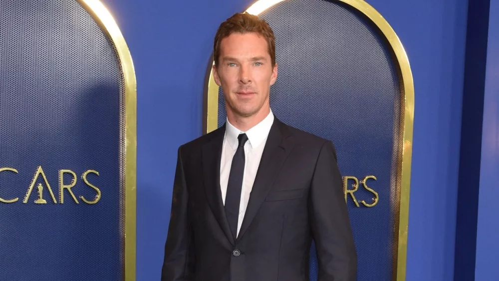 Benedict Cumberbatch arrives for the Oscar Nominee Luncheon on February 07, 2022 in Century City, CA