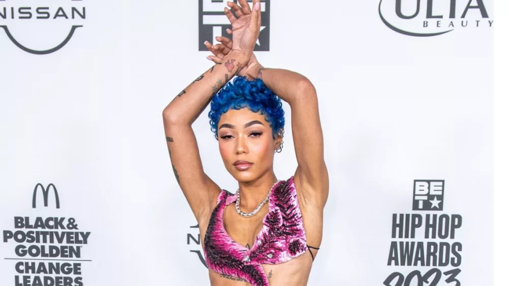 Coi Leray attends the BET Hip Hop Awards at Cobb Energy Performing Arts Center. Atlanta, Georgia, USA - October 3, 2023