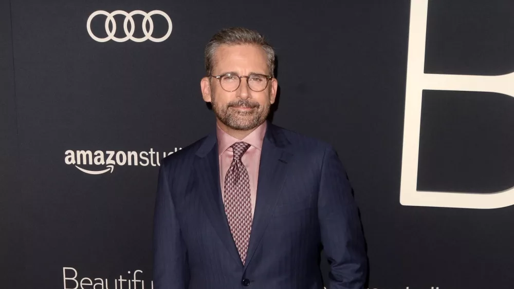 Steve Carell at the "Beautiful Boy" Premiere at the Samuel Goldwyn Theater on October 8, 2018 in Beverly Hills, CA