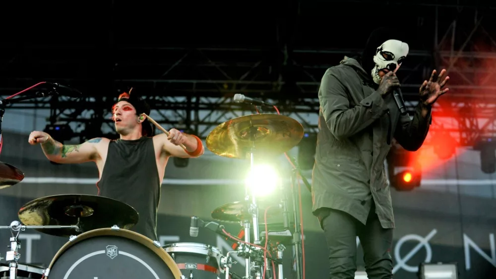 Tyler Joseph of 21 Pilots performs at the Bunbury Festival June 07, 2015