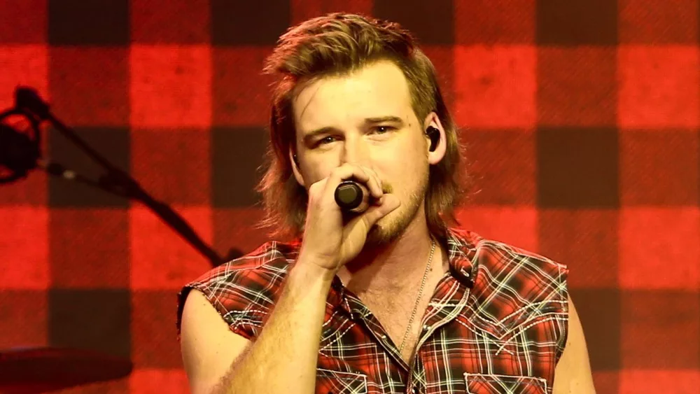 Morgan Wallen performs at CMT's RAMJAM on June 3, 2019 at TopGolf in Nashville, Tennessee NASHVILLE, TN - JUN 3.