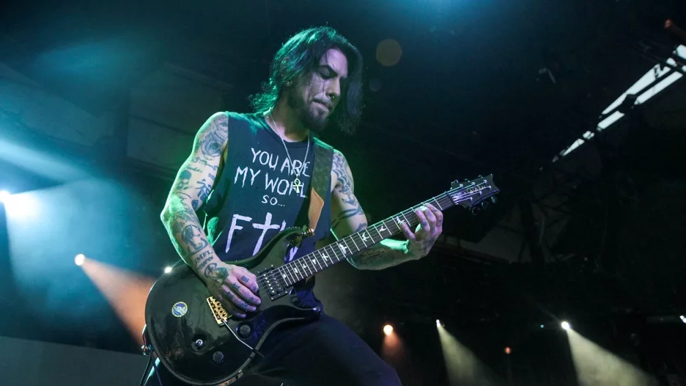 Jane's Addiction guitarist Dave Navarro at Uproar Festival in Nampa, Idaho September 5th, 2013.