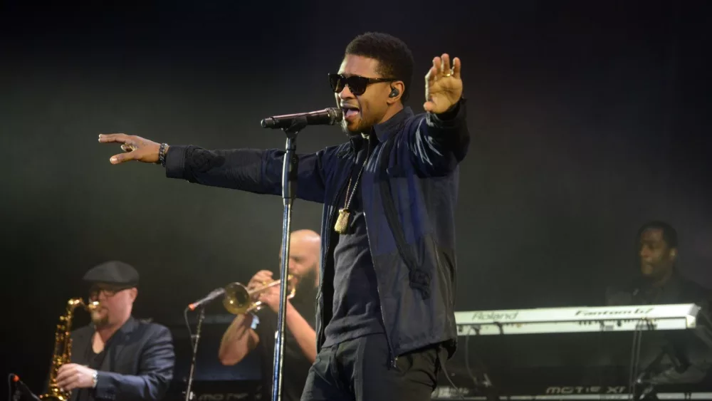 Usher Raymond IV, known as Usher, performs at the 2017 Okeechobee Music and Arts Festival. Okeechobee, Florida - March 4, 2017.