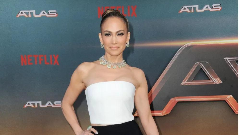 Jennifer Lopez at the Los Angeles premiere of Netflix's 'Atlas' held at the Egyptian Theatre in Hollywood, USA on May 20, 2024.