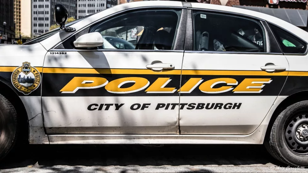 Pittsburgh, Pennsylvania, police car.