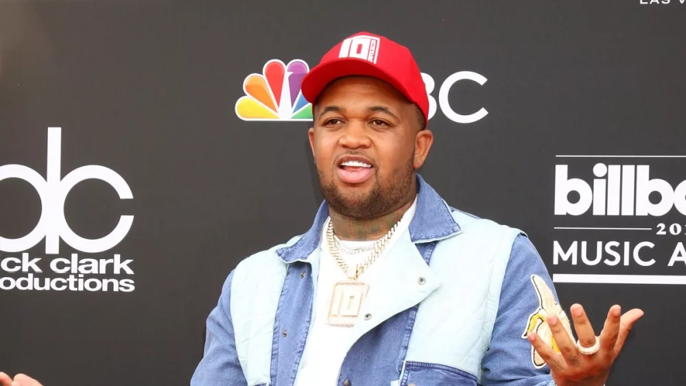 DJ Mustard at the 2018 Billboard Music Awards at MGM Grand Garden Arena on May 20, 2018 in Las Vegas, NV