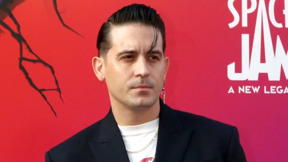 G-Eazy at the Space Jam: A New Legacy Premiere at the Microsoft Theater on July 12, 2021 in Los Angeles, CA