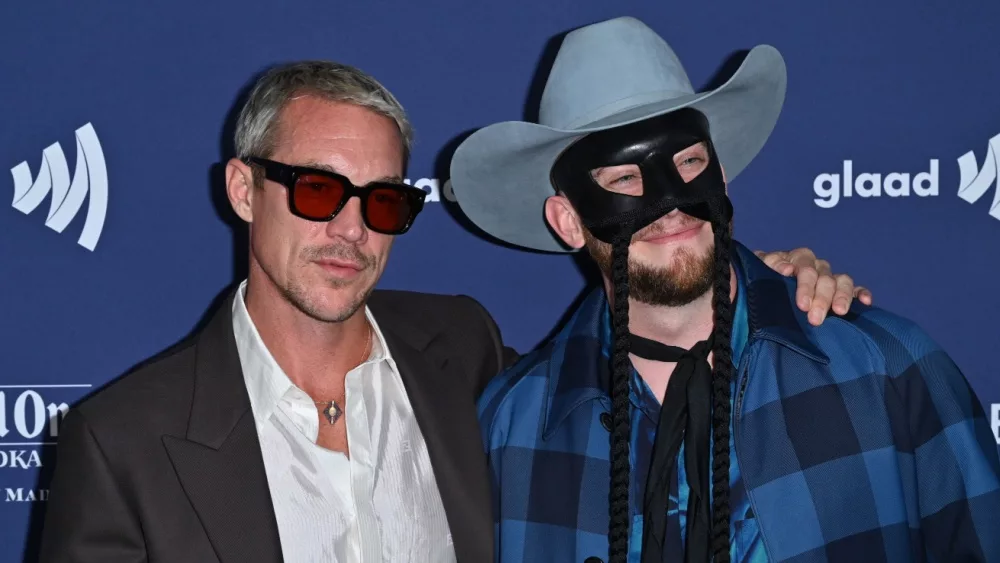 Diplo and Orville Peck at the 34th Annual GLAAD Media Awards at the Beverly Hilton Hotel.BEVERLY HILLS, CA. March 30, 2023