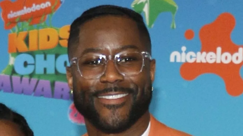 Nate Burleson at the Nickelodeon Kids' Choice Awards 2023 held at the Microsoft Theater in Los Angeles, USA on March 4, 2023