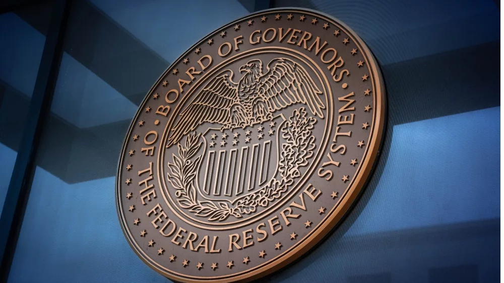 Seal of the Board of Governors of the United States Federal Reserve System. This version of the seal mostly dates from 1935.