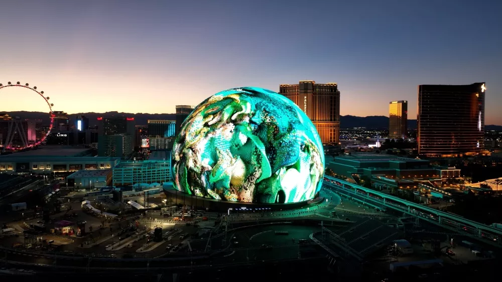 Sphere At Nevada In Las Vegas United States. Las Vegas, Nevada, United States - 12.1.2023