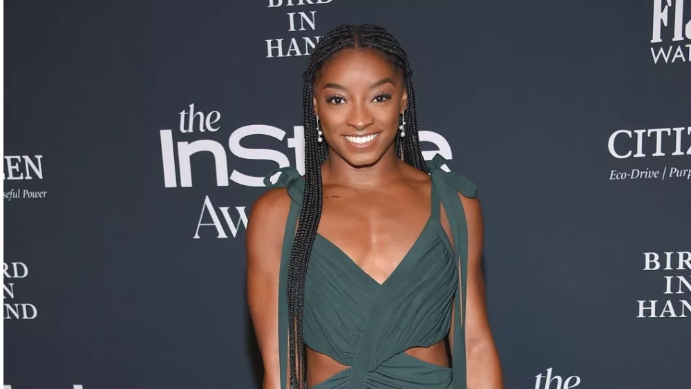 Simone Biles arrives for the In Style Awards on November 15, 2021 in Los Angeles, CA. LOS ANGELES - NOV 15