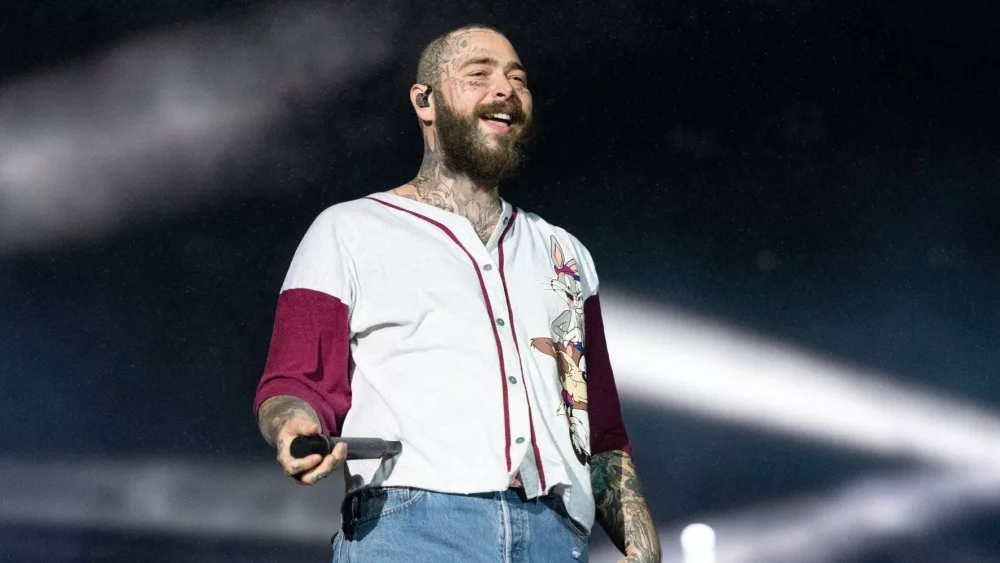 Rio de Janeiro, Rio de Singer Post Malone at Rock in Rio at the Olympic Park.Janeiro, Brazil - September 3, 2022