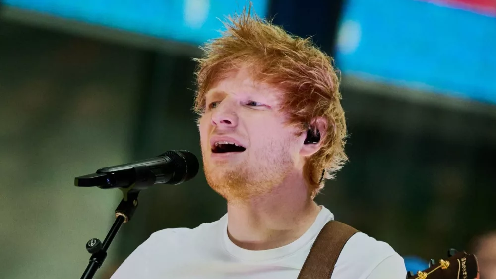 Ed Sheeran Performs on NBC's "Today" Show Concert Series at Rockefeller Plaza on June 06, 2023 in New York City, New York, United States.