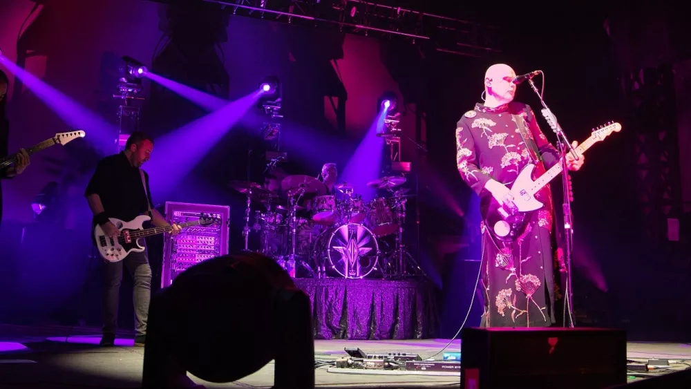 The Smashing Pumpkins band perform at Beale Street music festival. Memphis, Tennessee USA - 04-30-2022