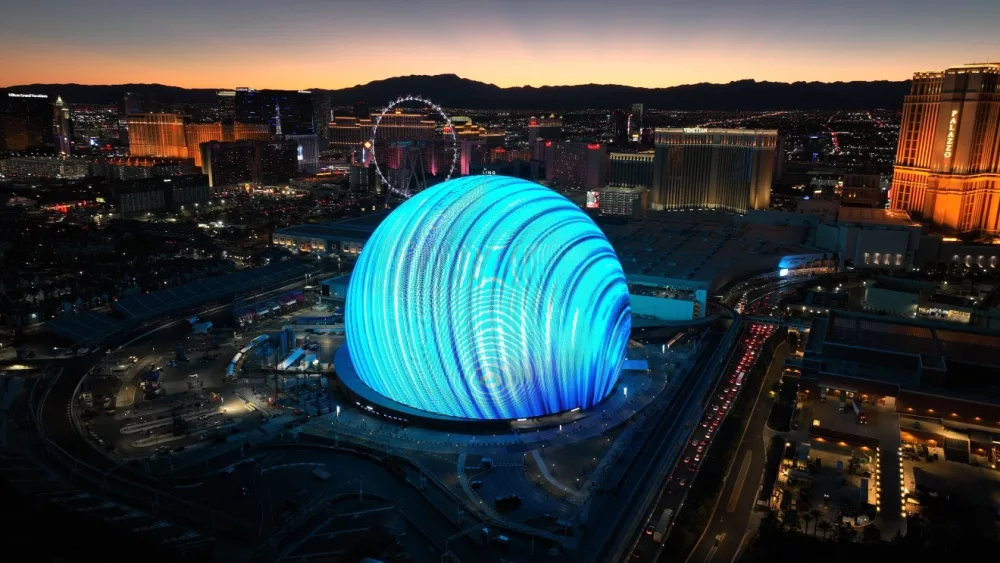 Las Vegas, Nevada, United States - 12.1.2023 - Sphere At Nevada In Las Vegas United States. Editorial Special Selection. Landmark Tourism Travel.