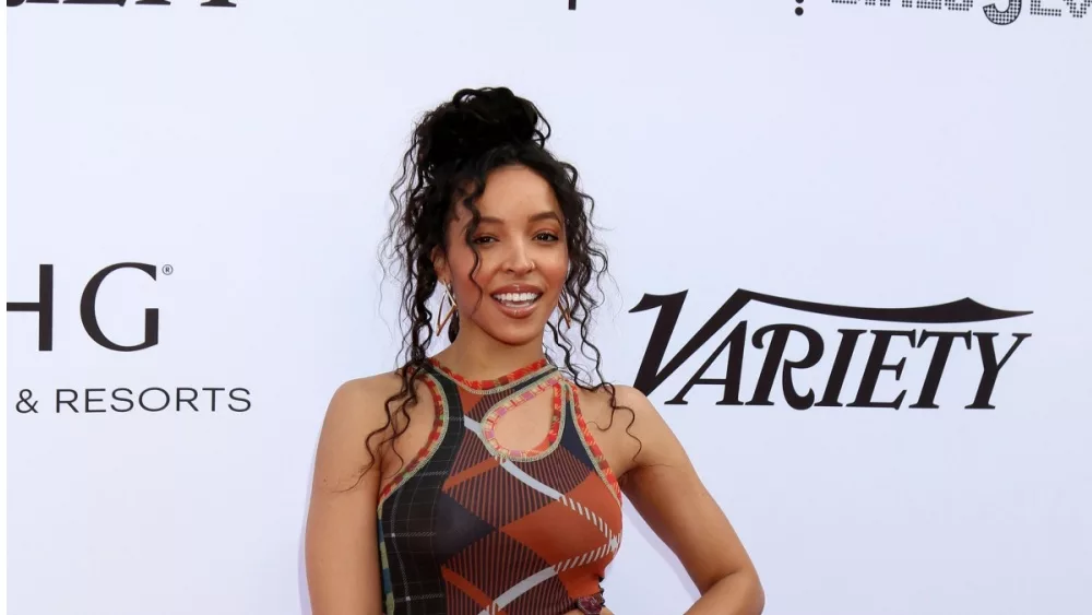 Tinashe at the Variety 2021 Music Hitmakers Brunch Presented By Peacock and GIRLS5EVA at the City Market Social House on December 4, 2021 in Los Angeles, CA