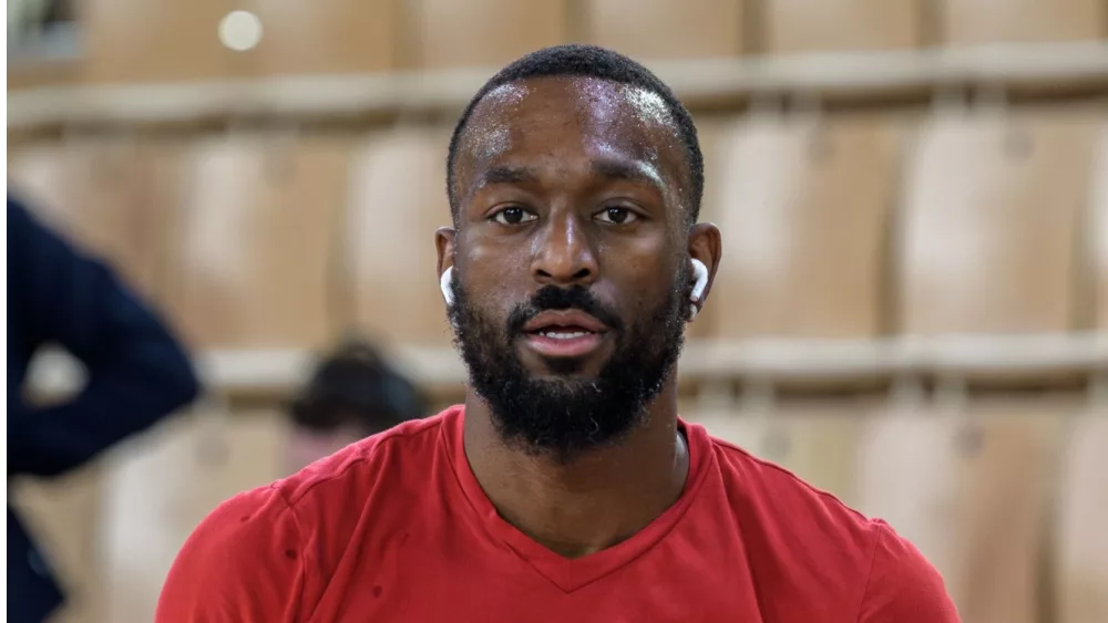 AS Monaco player #15 Kemba Walker is seen training ahead of the match for the 17th round of the Turkish Airlines Euroleague between AS Monaco and FC Barcelona. Monaco, Monaco - 12-29-2023