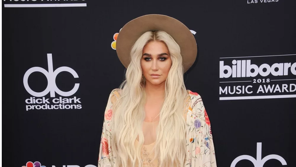 Kesha at the 2018 Billboard Music Awards held at the MGM Grand Garden Arena in Las Vegas, USA on May 20, 2018.