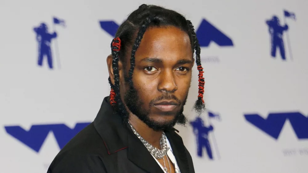 Kendrick Lamar at the 2017 MTV Video Music Awards held at the Forum in Inglewood, USA on August 27, 2017.