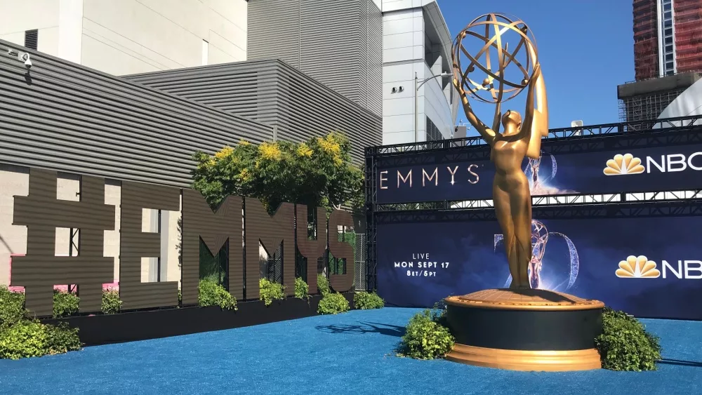 Emmy statues at the 70th Primetime Emmy Awards held at Microsoft Theater, L.A. Live on September 17, 2018 in Los Angeles, California