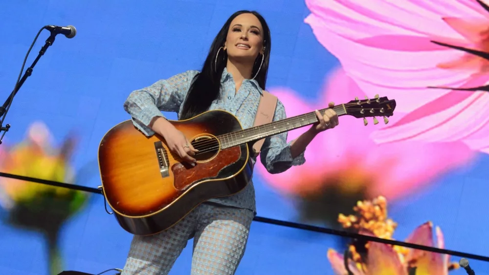 Kacey Musgraves performs at the 2018 Farm Aid Benefit Concert. Hartford, CT - September 22, 2018