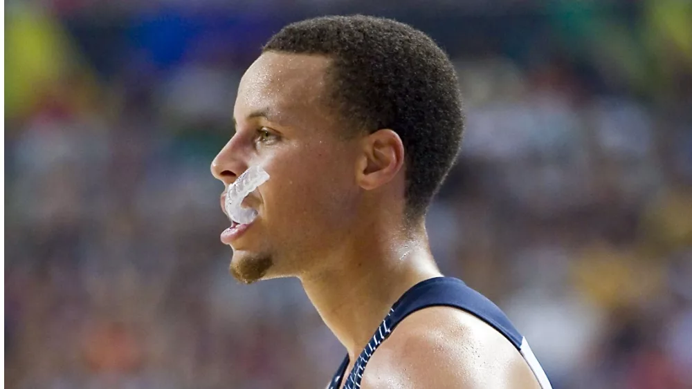 Stephen Curry of USA Team in action at FIBA World Cup basketball match between USA and Mexico on September 6, 2014, in Barcelona, Spain.