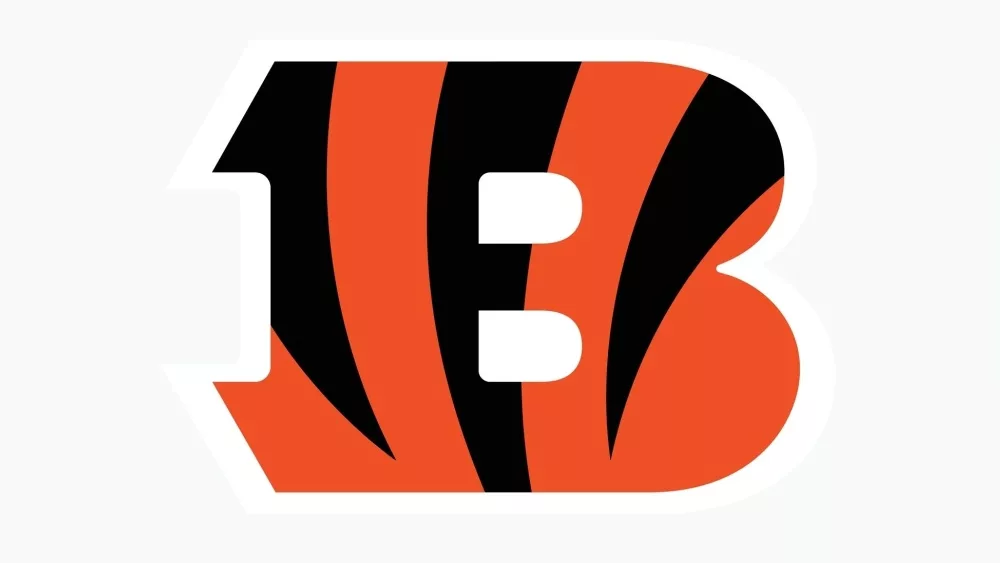 Cincinnati Bengals, editorial vector logo is printed on white paper.