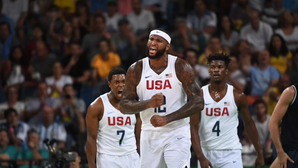 Rio de Janeiro - Brazil, July 10, 2019, United States Basketball Selection at the 2016 Olympic Games