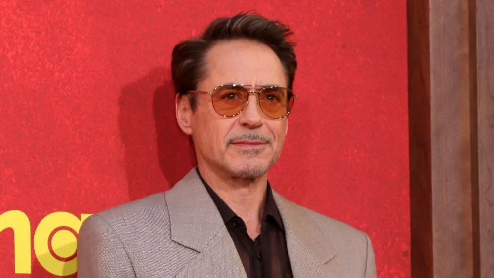 Robert Downey Jr at the The Sympathizer HBO Premiere Screening at the Paramount Theater on April 9, 2024 in Los Angeles, CA