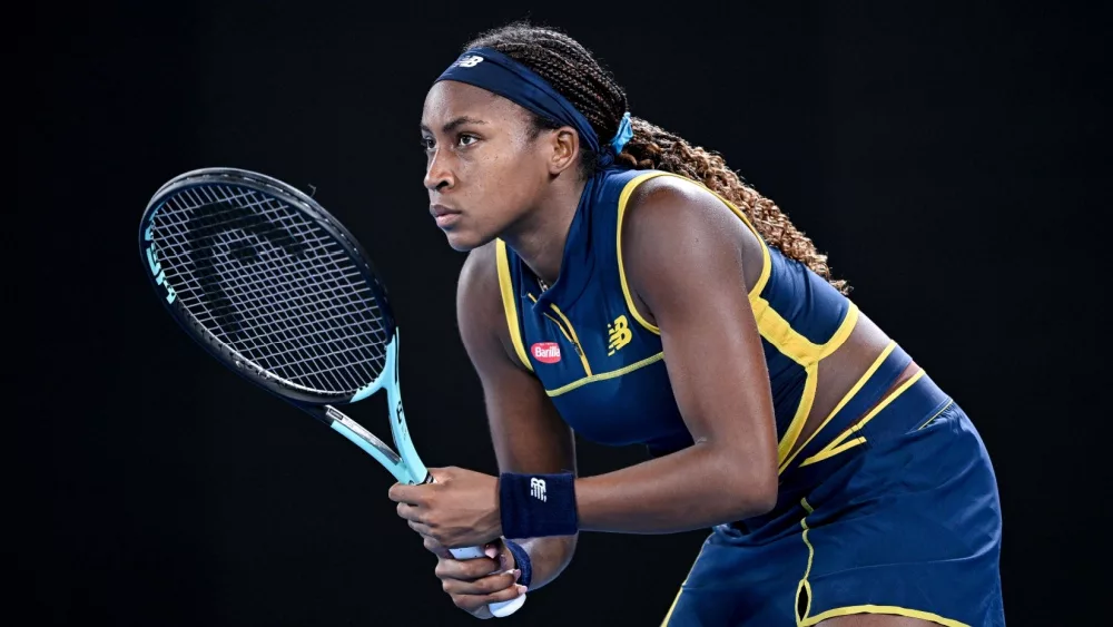 Cori Coco Gauff during the Australian Open AO 2024 Grand Slam tennis tournament on January 25, 2024 at Melbourne Park, Australia.