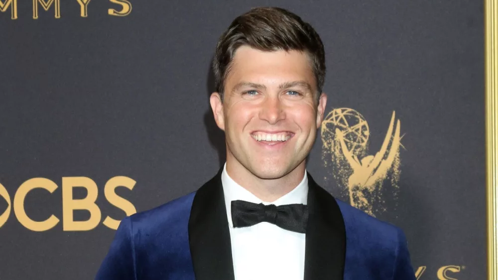 Colin Jost at the 69th Primetime Emmy Awards - Arrivals at the Microsoft Theater on September 17, 2017 in Los Angeles, CA