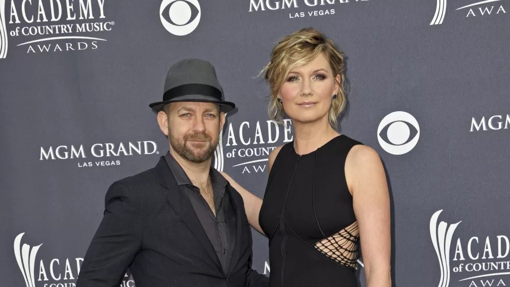 Kristian Bush and Jennifer Nettles of Sugarland attend the 46th Annual Academy of Country Music Awards in Las Vegas, Nevada on April 3, 2011.