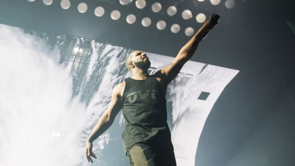 Drake preforms at Joe Louis Arena Detroit, Michigan - August 16 2016