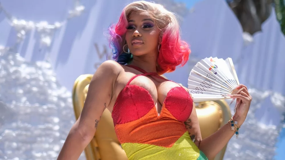 Cardi B attends the WEHO Pride Parade in West Hollywood on Sunday June 5, 2022.