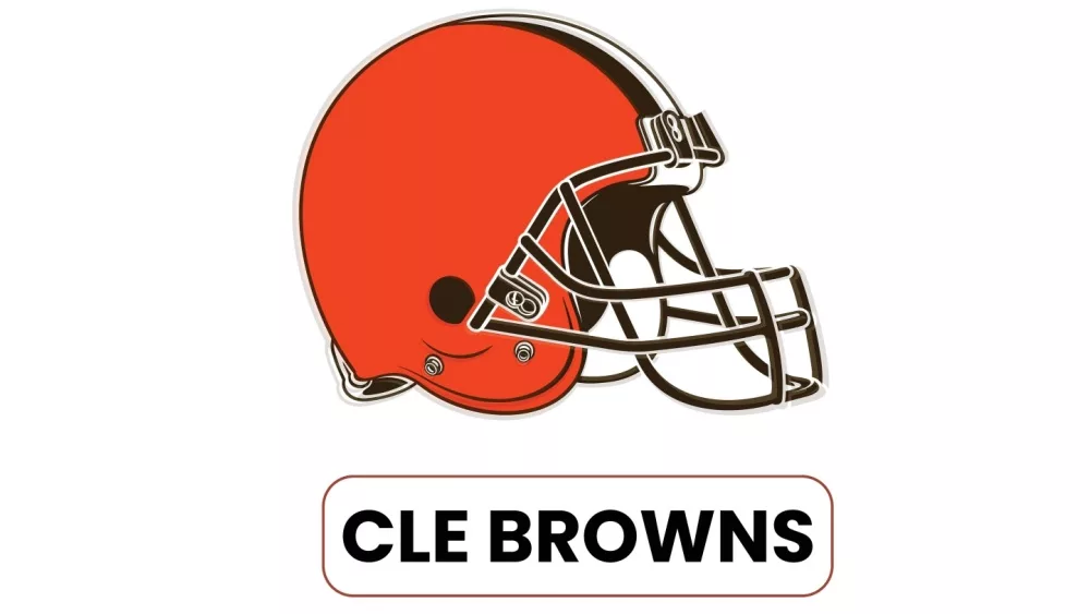 Cleveland Browns National Football League ( NFL) team's vector logo and symbol isolated on white background.