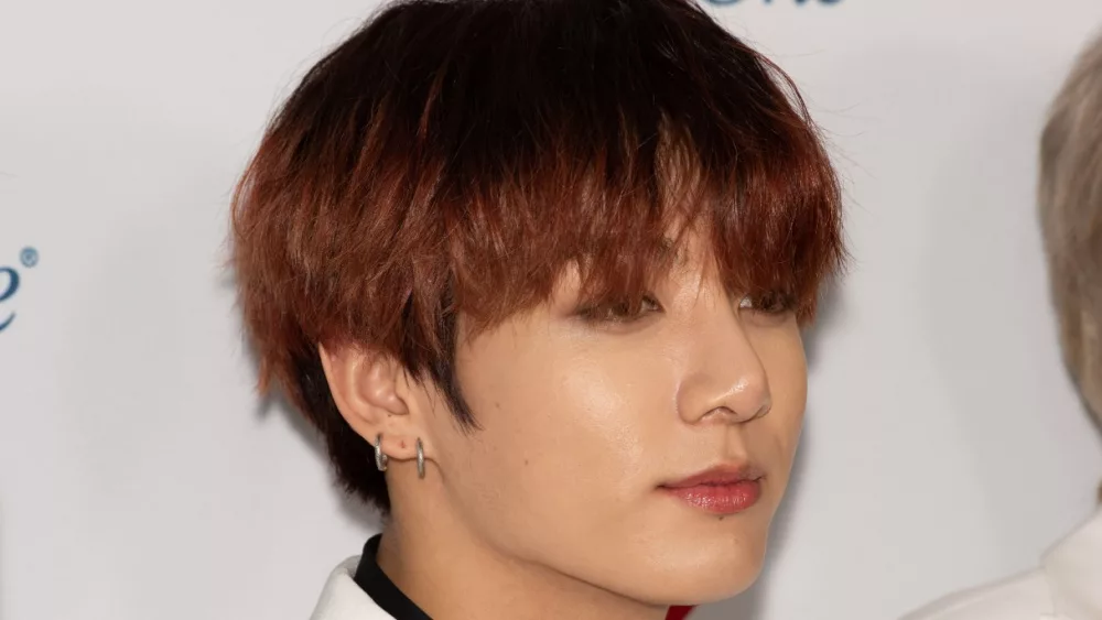 Jungkook of BTS arrives for the KIIS FM's iHeartRadio Jingle Ball at the Forum Los Angeles in Inglewood, CA. Los Angeles, California / USA - December 6 2019