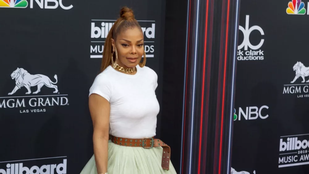 Janet Jackson attends the Red Carpet at the 2018 Billboards Music Awards at the MGM Grand Arena in Las Vegas, Nevada USA on May 20th 2018