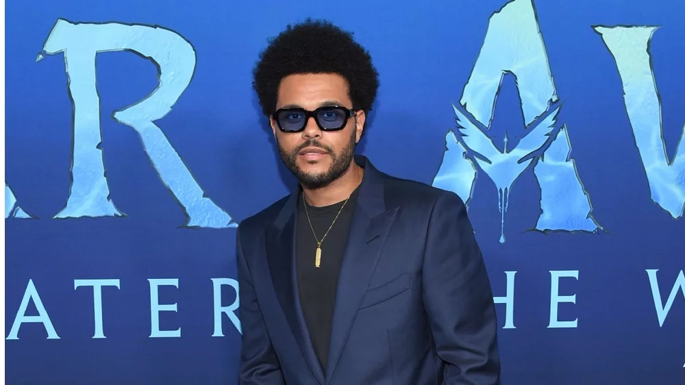 The Weeknd arrives for the ‘Avatar The Way of Water’ Hollywood Premiere on December 12, 2022 in Hollywood, CA